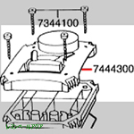 7444300 モーターヘッドカバー