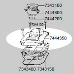 エーハイム モーターヘッドカバー 2229用 7444350