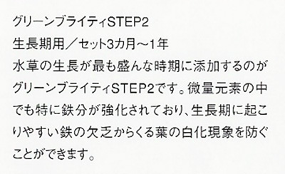 グリーンブライティ STEP2