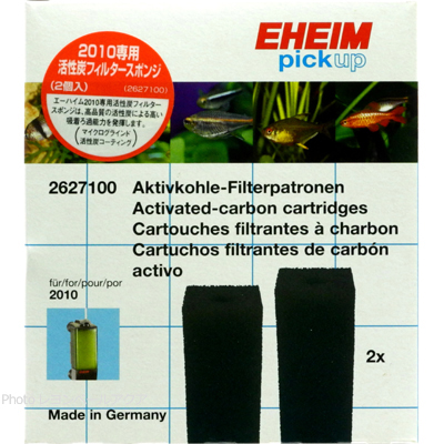 エーハイム 活性炭フィルタースポンジ 2010用2個入