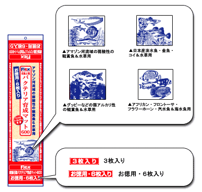 麦飯石製 バクテリア育成マット600