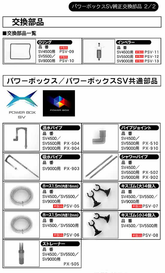 パワーボックスSV純正交換部品 2/2