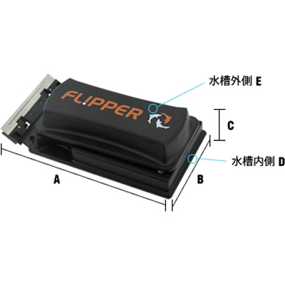 Flipper フリッパーのサイズ