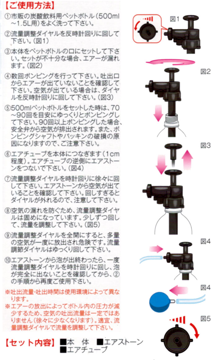 マルチポンプ 使用方法