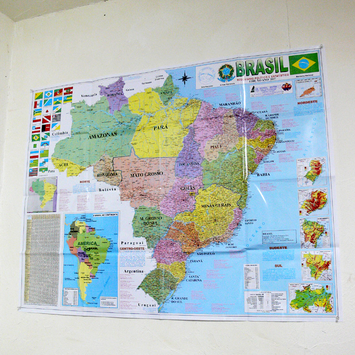 2007年度版 ブラジル広域地図