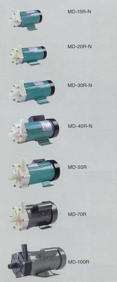 レイシー マグネットポンプ MDシリーズ ラインナップ