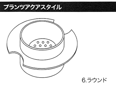 プランツスアクアスタイル用プランター ラウンド